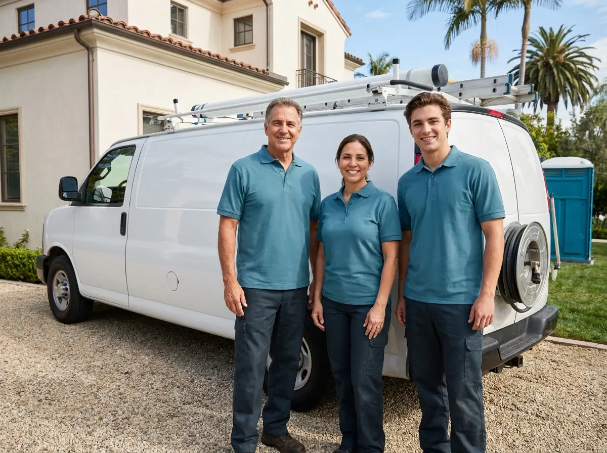 Renvora Portable Toilet Services portable toilet rentals team in Santa Monica, CA